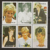 ANGOLA 1998 Princess Diana - Angola