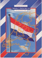 The Netherlands Themamapje 12 Provinces - 2002 - Flags - Lettres & Documents