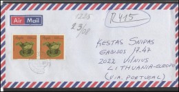 ANGOLA Brief Postal History Envelope Air Mail AO 003 Archaeology - Angola