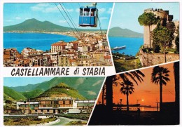 M1611 Castellammare Di Stabia (Napoli) - Panorama - Multipla - Vedute / Viaggiata 1987 - Castellammare Di Stabia