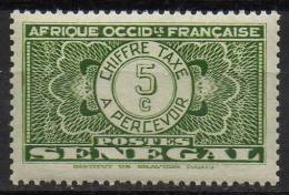 Sénégal - Taxe - 1935 - N° Yvert : 22 ** - Unused Stamps