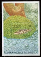 Dominique ** Bloc N° 215 - Faune Des Récifs Dominicains - Dominica (1978-...)