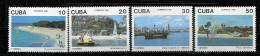 Cuba ** N° 3214 à 3217 - Toursime - Unused Stamps