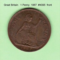 GREAT BRITAIN    1  PENNY  1967  (KM # 897) - D. 1 Penny