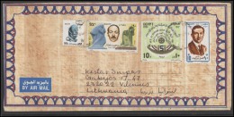 EGYPT Brief Postal History Envelope Air Mail EG 014 Archaeology Personalities - Brieven En Documenten