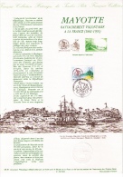 Document Philatélique Officiel, Mayotte (Comores, Mamoudzou), Rattachement Volontaire à La France (1841-1991), 1991 - Altri & Non Classificati