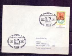 Deutsche Bundespost - 100 Jahre Zoo Wuppertal -   15/5/1981 (RM4245) - Penguins