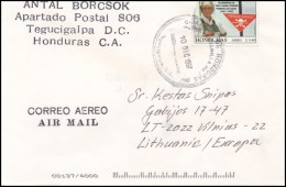 HONDURAS Brief Postal History Envelope Air Mail HN 005 Princess Diana - Honduras