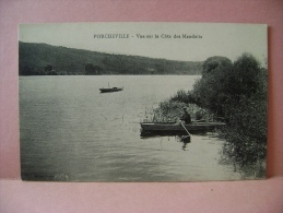 CP   PORCHEVILLE  VUE SUR LA COTE DES MAUDUITS  - ECRITE EN 1923 - Porcheville