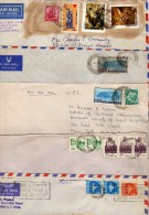 1564  Lote De 11 Cartas De La India , Diferentes Años ,aéreas - Storia Postale