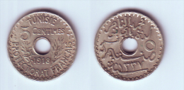 Tunisia 5 Centimes 1918 - Tunisia