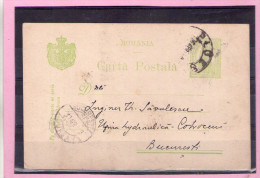 CARTA POSTALA / CAROL I  - Circulata 1909  Cu Francatura PLOESCI - Cartas & Documentos