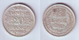 Tunisia 20 Francs 1934 - Tunisia