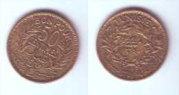 Tunisia 50 Centimes 1921 - Túnez