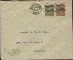 1914 HOLLAND AMSTERDAM X ROMA - Cartas & Documentos