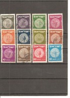Israel. Nº Yvert 37-42B (usado) (o) (Yvert 37 Defectuoso) - Used Stamps (without Tabs)