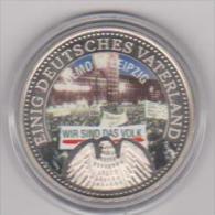 Gedenkmünze Einig Deutsches Vaterland In Kapsel,vzgl.,ansehen - Commemorative