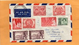 Australia Old Cover Mailed To USA - Cartas & Documentos