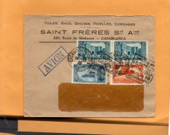 Morocco 1932 Cover Mailed - Luftpost