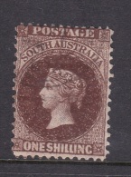 South Australia 1858 One Shilling Brown 8b Used - Used Stamps