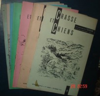 CHASSE Et CHIENS.7 N° De Septembre 1961 à Mars 1962 - Fischen + Jagen