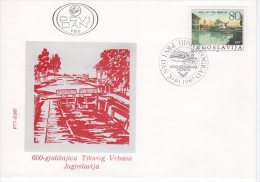 YUGOSLAVIA 1987 Vrbas 600th Anniversary FDC.  Michel 2245 - FDC