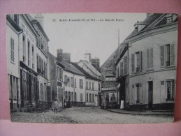 CP   SAINT ARNOULT   N°23 LA RUE DE PARIS    - ECRITE EN  1916 - St. Arnoult En Yvelines