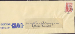 Denmark A/S DANSK CYKELVÆRK "GRAND", NØRRE-AABY 1947 Cover Brief Commercial Cachet Bicycle Velo Fahrrad SCARCE Cancel - Storia Postale