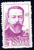 INDO CHINA 1944 Governors - 2c Paul Doumer  MNG Stain On Stamp (see Scan) - Unused Stamps