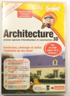 Logiciel PC Architecture 3D Construisez, Aménagez Et Visitez L'habitation De Vos Rêves. Clic & Go - Giochi PC