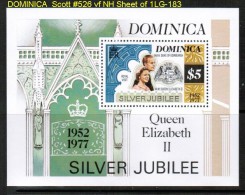 DOMINICA   Scott  # 526**  VF MINT NH Sheet Of 1 - Dominica (...-1978)