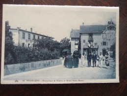 CPA Trois Epis. Restaurant à L'étoile Et Hotel Notre Dame - Trois-Epis