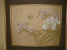 CHINA,JAPAN - PINTING HAND-PAINTED, SIGNED, 45X38 Cm. 7 Scans - Aziatische Kunst