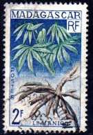 MADAGASCAR 1957 Plants - 2f  Cassava FU - Usados