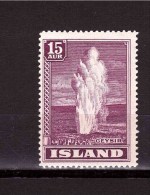 ICELAND 1938 Definitive Issue   Michel Cat N° 193  Mint Lightly Hinged * - Unused Stamps