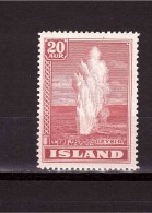 ICELAND 1938 Definitive Issue   Michel Cat N° 194  Mint Lightly Hinged * - Unused Stamps