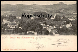 ALTE POSTKARTE GRUSS AUS BAD GLEICHENBERG 1900 PANORAMA Steiermark Österreich Austria Cpa Postcard AK Ansichtskarte - Bad Gleichenberg