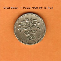 GREAT BRITAIN    1  POUND  1989  (KM # 959) - 1 Pond