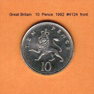 GREAT BRITAIN    10  PENCE  1992  (KM # 938b) - 10 Pence & 10 New Pence