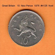 GREAT BRITAIN    10  NEW PENCE  1976  (KM # 912) - 10 Pence & 10 New Pence