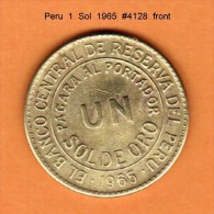 PERU    1  SOL  1965  (KM # 222) - Pérou