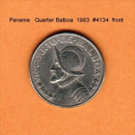 PANAMA    1/4  BALBOA  1983  (KM # 88) - Panamá