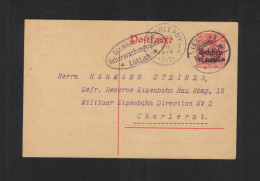 PK 1915 Lüttich Nach Charleroi - Armée Allemande