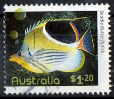 Australia 2010 Fishes Of The Reef $1.20 Saddle Butterflyfish Used - Used Stamps