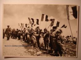 PHOTO 17X12 Années 1940 / 1950 - SYRIE LIBAN - ENFANTS AVEC DRAPEAUX - LEVANT PRESSE BEYROUTH Tirage D'époque - Places