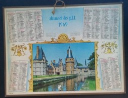 ALMANACH Des PTT 1969 CHÂTEAU DE MAINTENON EURE ET LOIRE - Big : 1961-70