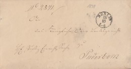 Brief Berlin 15.10.1838 Gelaufen Nach Paderborn Inhalt Mit Unterschrift Justizminister Müller - Préphilatélie