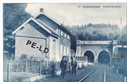 BRAINE LE COMTE - Entrée Du Tunnel - Superbe Carte Circulée En 1913 - Braine-le-Comte