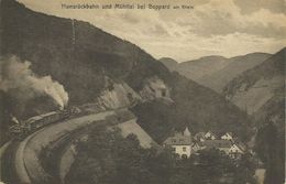 AK Boppard Hunsrückbahn Zug Mit Dampf &  Mühltal 1921 #10 - Boppard