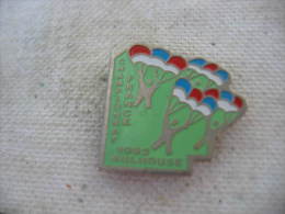 Pin´s Du Championat De FRANCE De Parachutisme En 1992 à MULHOUSE - Parachutisme